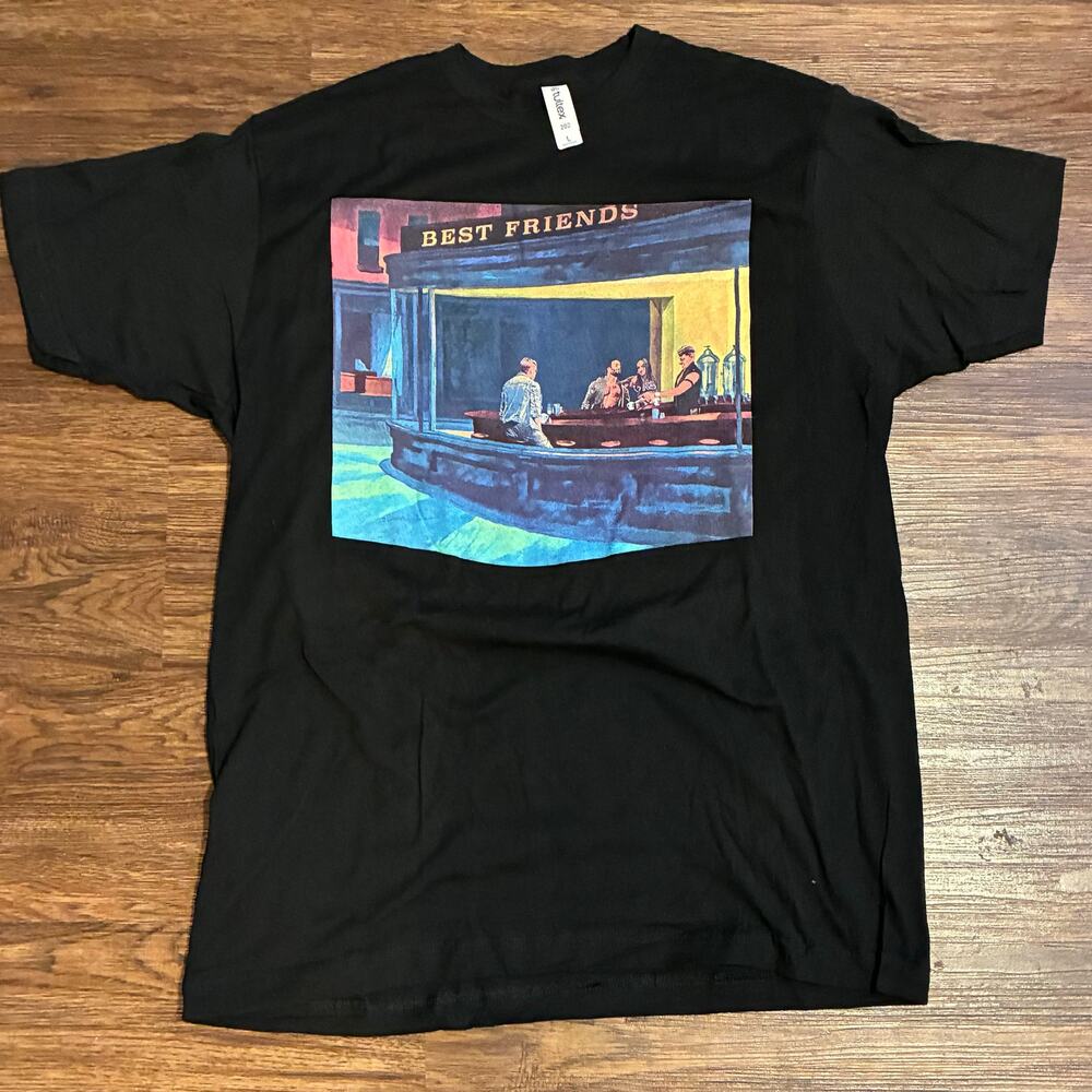 AEW‎ Best Friends T-Shirt L All Elite Crate Exclusive Wrestling Tee